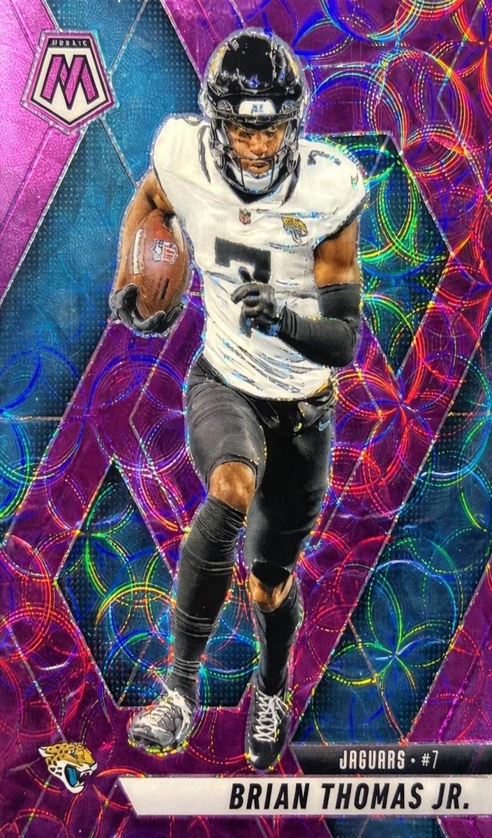 2025 Panini Mosaic Football Purple Scope Brian Thomas Jr. #108