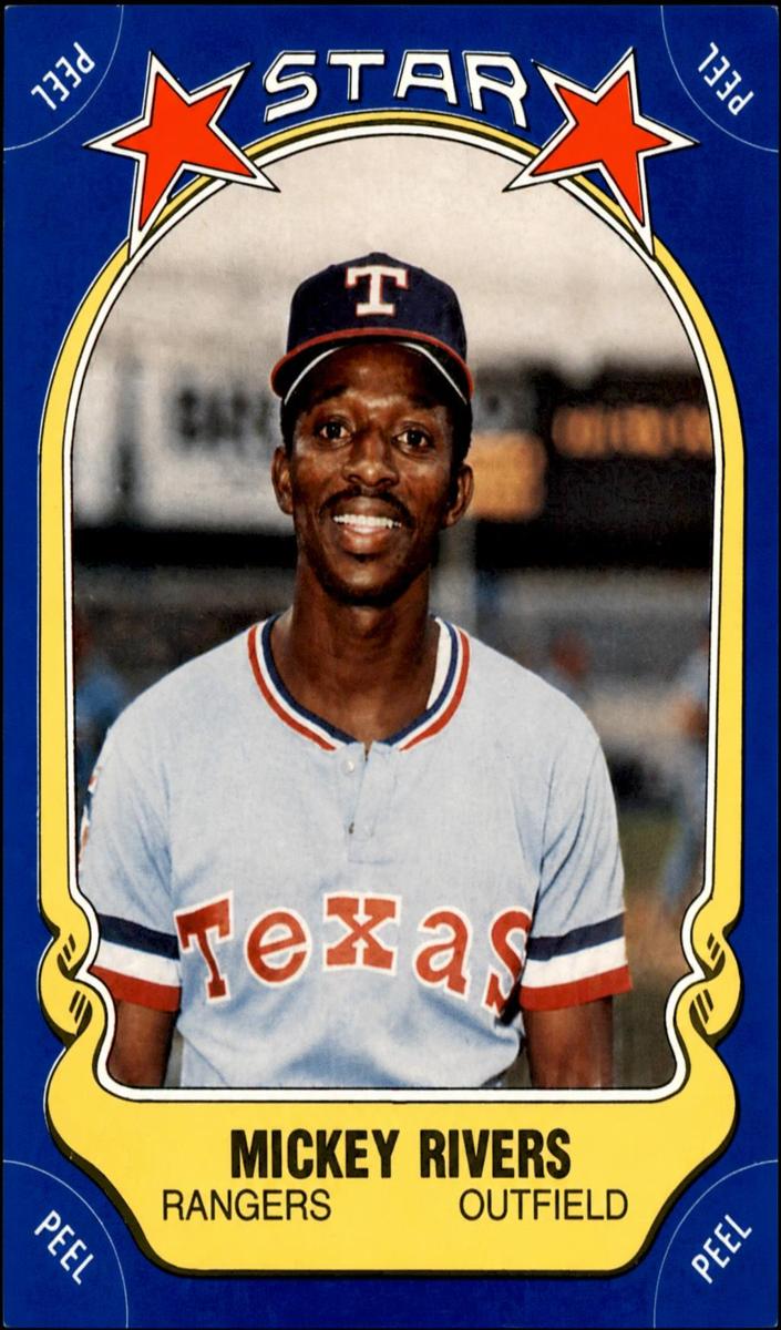 1981 Fleer Star Stickers Baseball Mickey Rivers #32 PSA 10