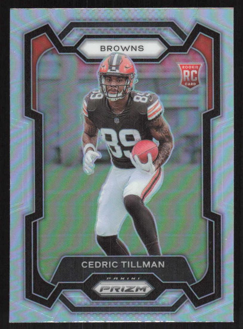 2023 Panini Prizm Football Silver Cedric Tillman #321