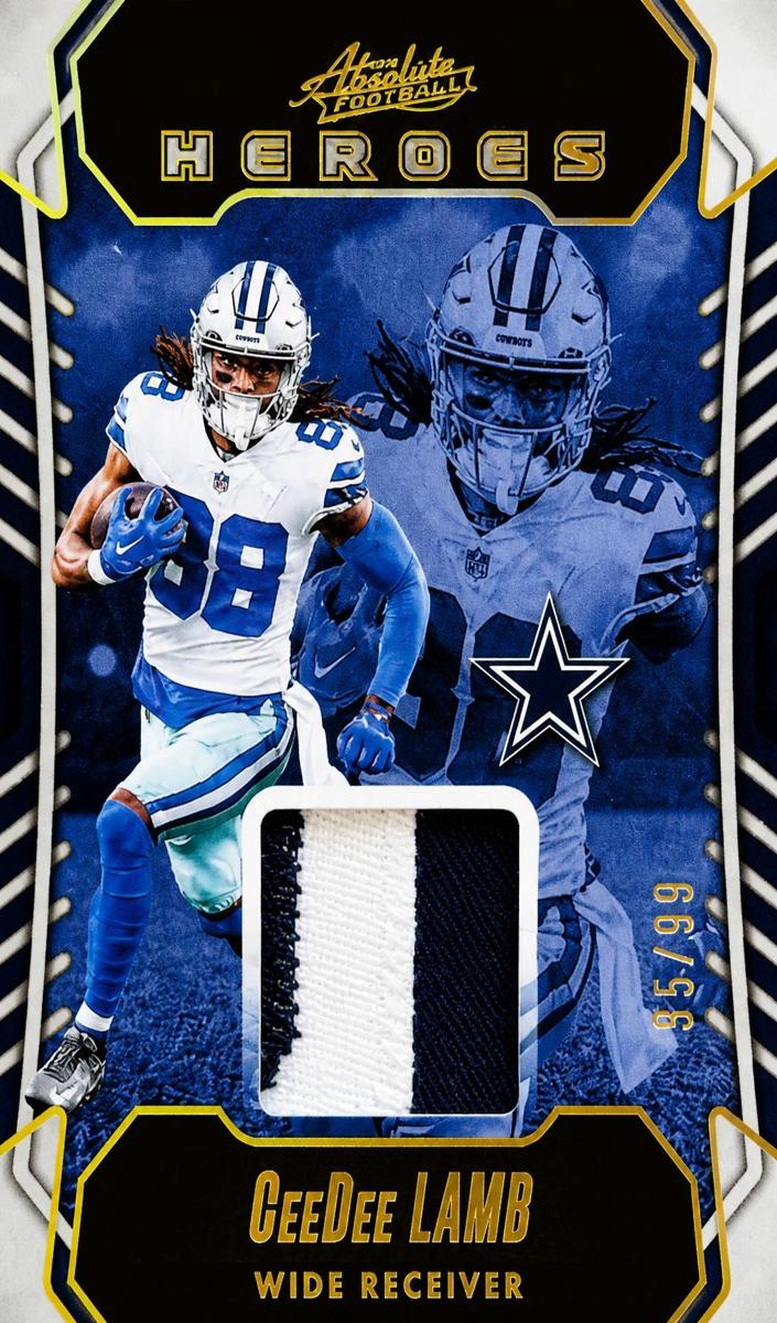 2023 Panini Absolute Football Gold CeeDee Lamb #AH-26