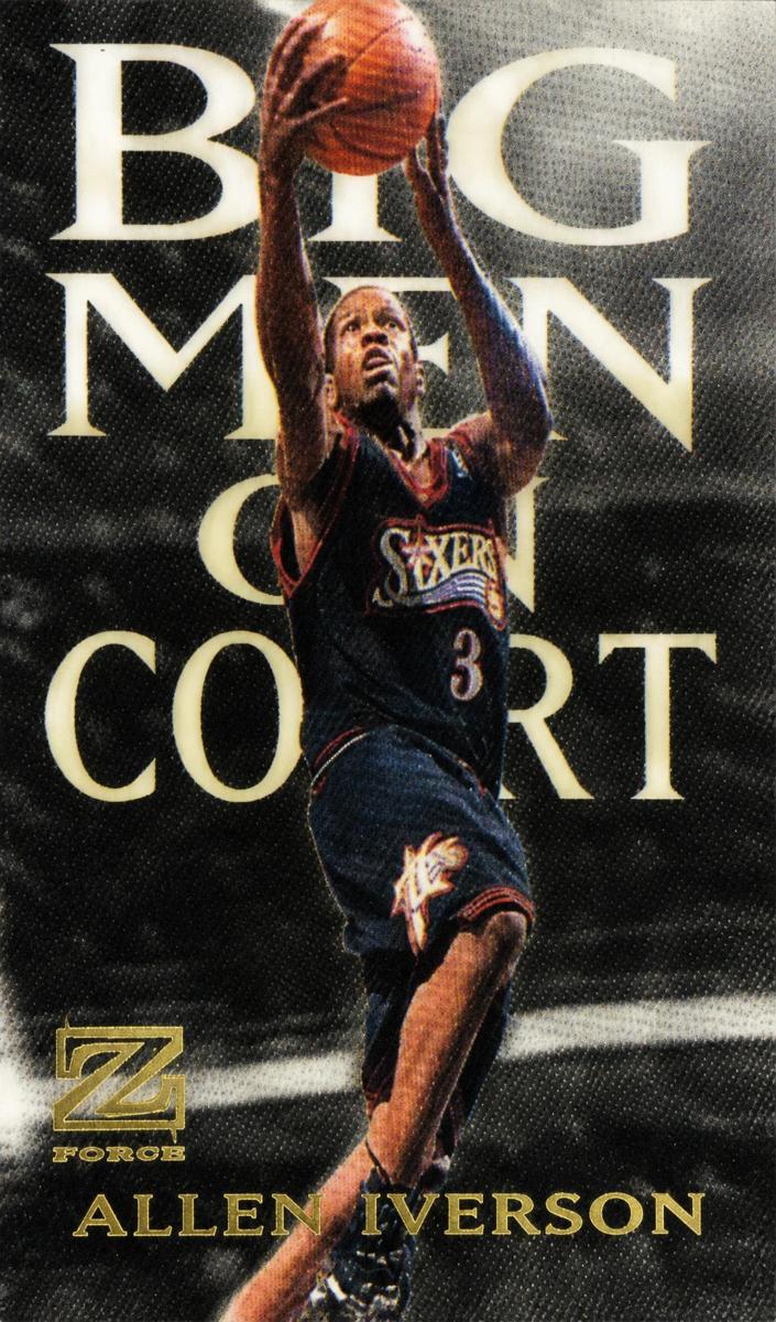1997 Skybox Z-Force Basketball Allen Iverson #8BMOC PSA 10