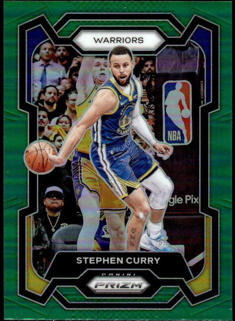2023 Panini Prizm Basketball Green Stephen Curry #119