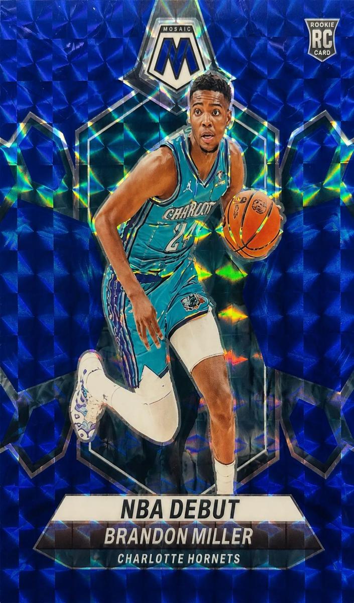 2023 Panini Mosaic Basketball Blue Brandon Miller #252 SGC 10