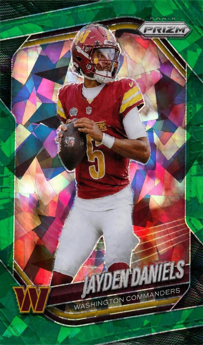 2025 Panini Prizm Football Green Ice Jayden Daniels #278