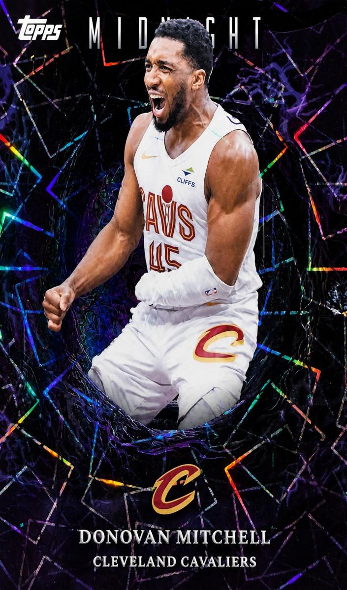 2025 Topps Midnight Basketball Black Light Donovan Mitchell #NS-4