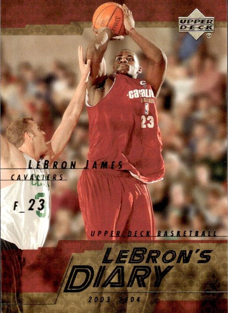 2003 Upper Deck Basketball Lebron James #LJ7 SGC 9