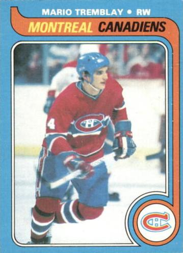 1979 O-Pee-Chee Hockey Mario Tremblay #123 PSA 7.5