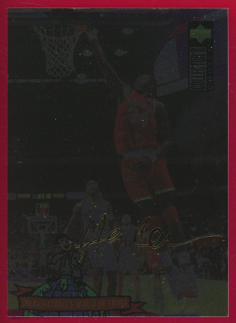 1994 Upper Deck Collector's Choice Basketball Gold Signature Hakeem Olajuwon #399