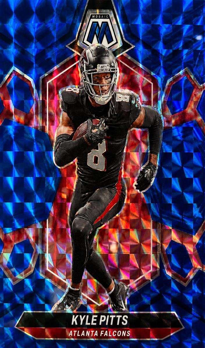 2024 Panini Mosaic Football Blue Kyle Pitts #11