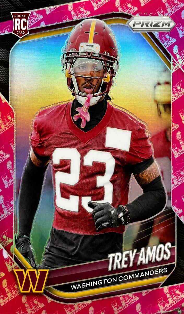 2025 Panini Prizm Football Super Bowl LX Trey Amos #400