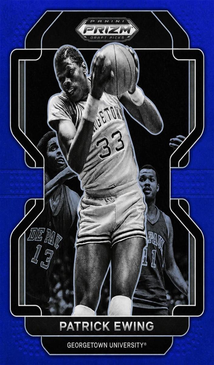2022 Panini Prizm Draft Picks Basketball Blue Patrick Ewing #38