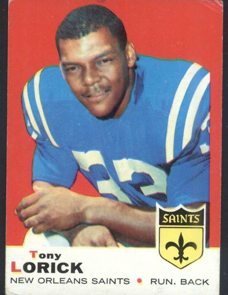1969 Topps Football Tony Lorick #61 PSA 7.5