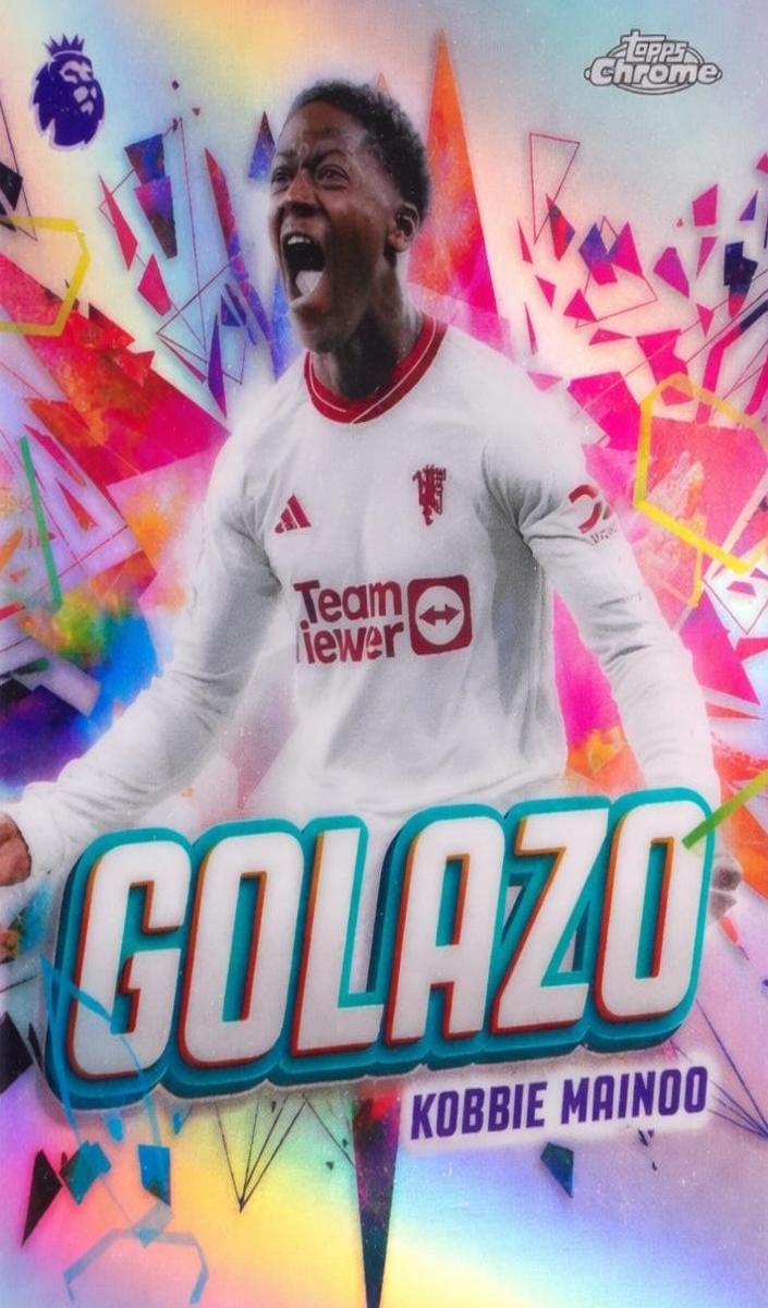 2026 Topps Chrome Premier League Soccer Kobbie Mainoo #GZ-5