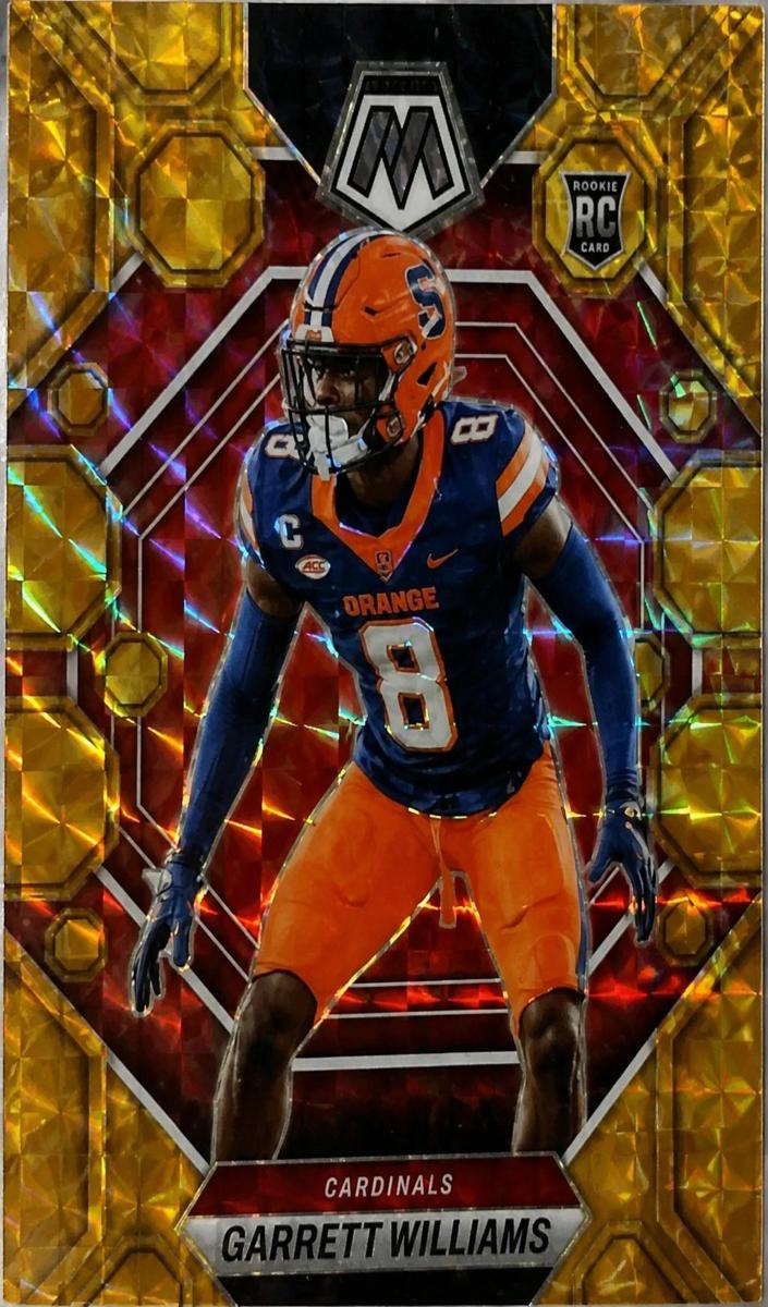 2023 Panini Mosaic Football Reactive Yellow Garrett Williams #321