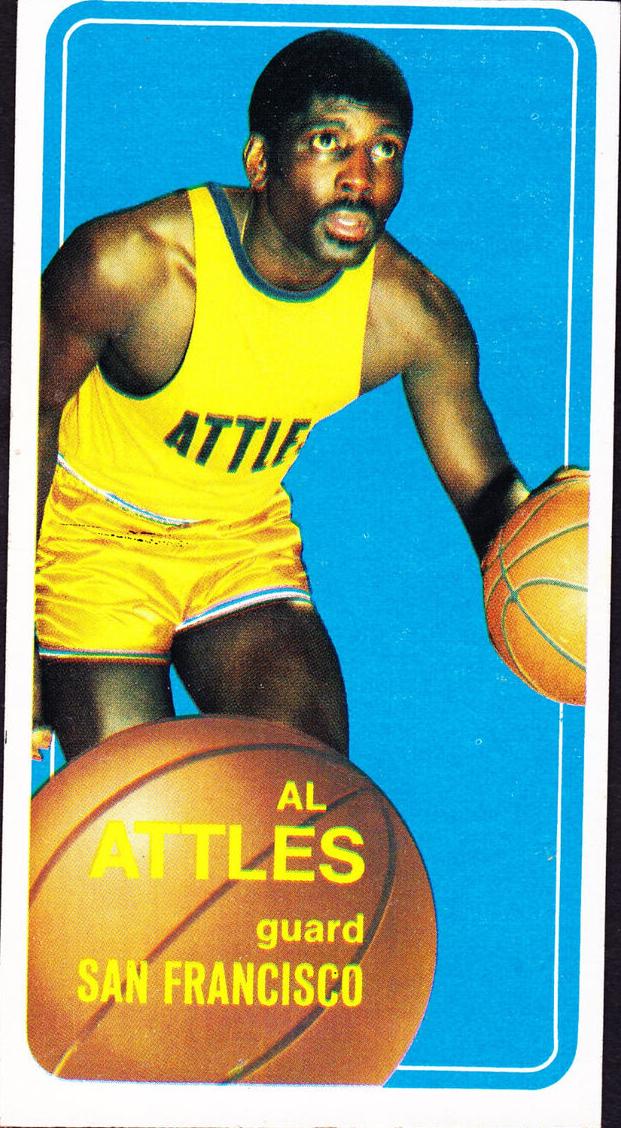 1970 Topps Basketball Al Attles SP #59 PSA 8