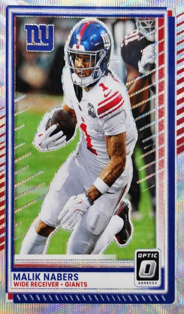 2025 Donruss Optic Football Malik Nabers #182