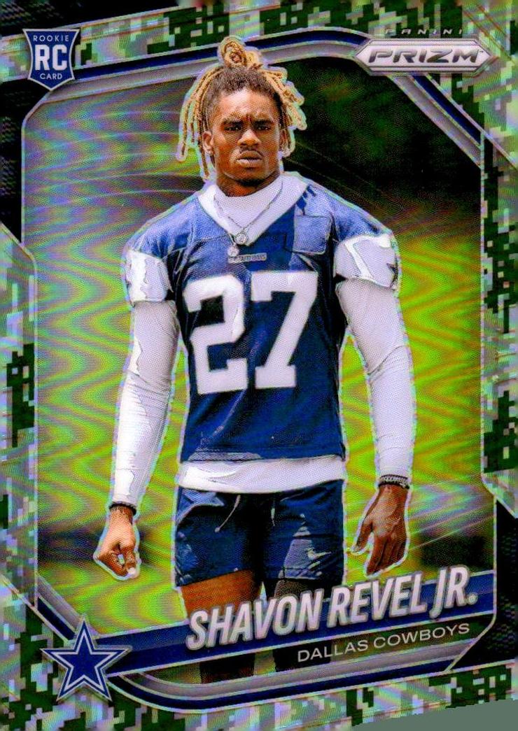 2025 Panini Prizm Football Forest Camo Shavon Revel Jr. #380