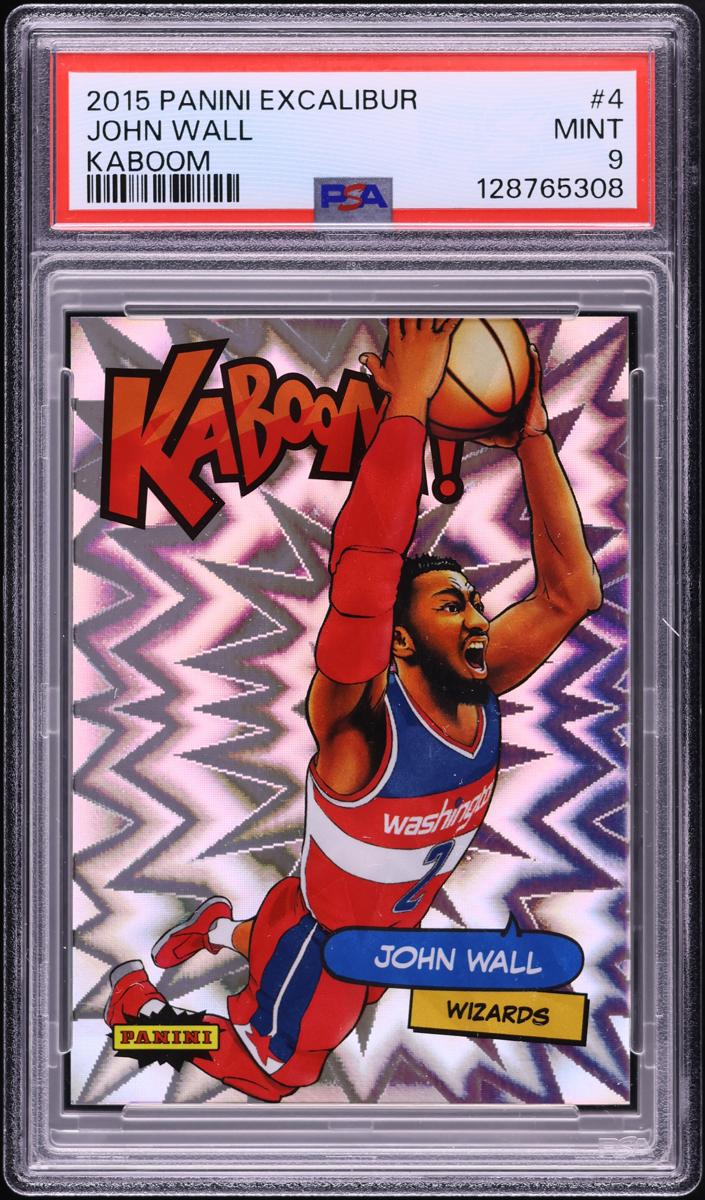 2015 Panini Excalibur Basketball John Wall #4 PSA 9