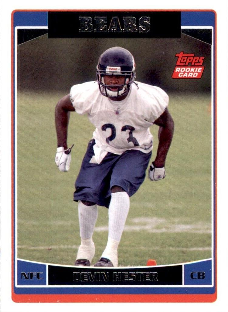 2006 Topps Football Devin Hester #334 RAW Ungraded