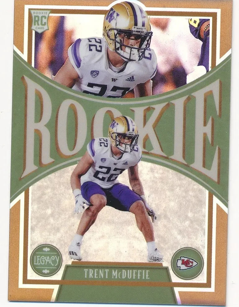 2022 Panini Legacy Football Premium Edition Bronze Trent McDuffie #180