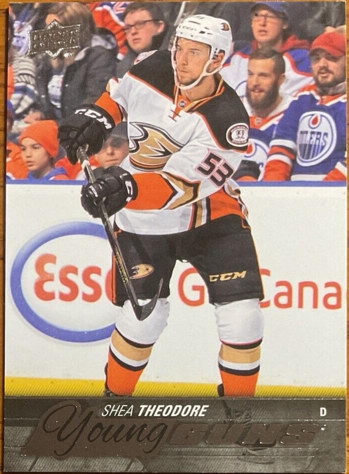 2015 Upper Deck Hockey Shea Theodore #495 RAW Ungraded