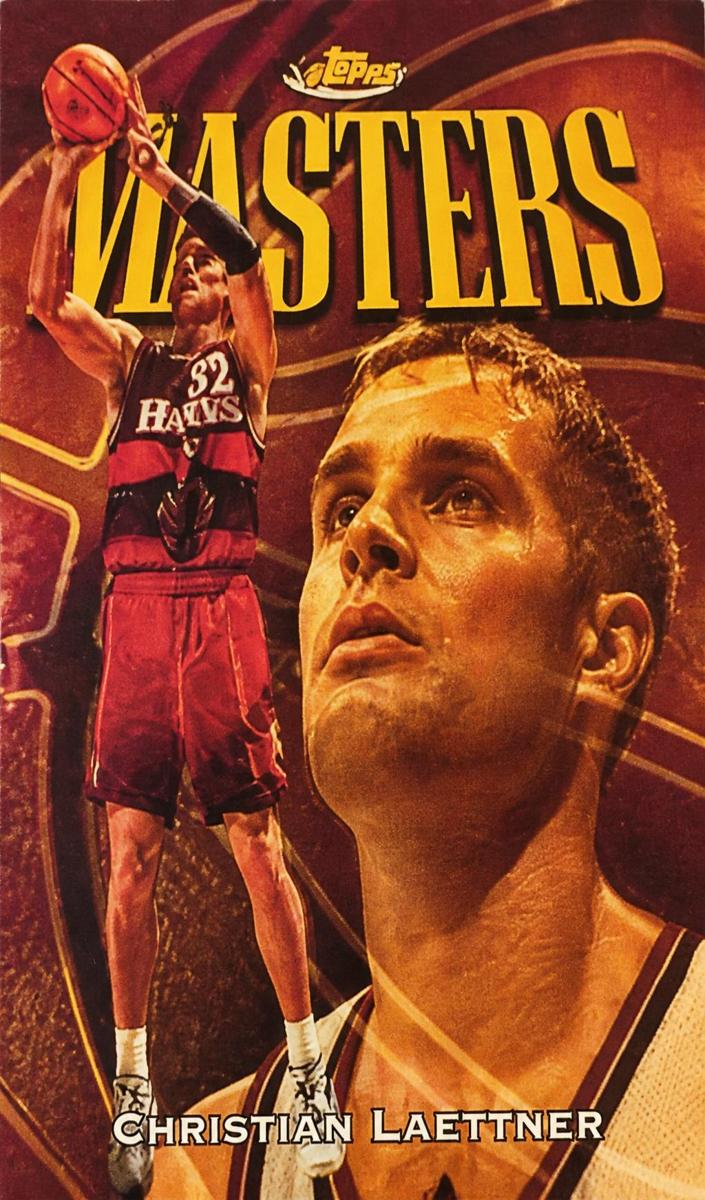 1997 Topps Finest Basketball Christian Laettner #160 BGS 9
