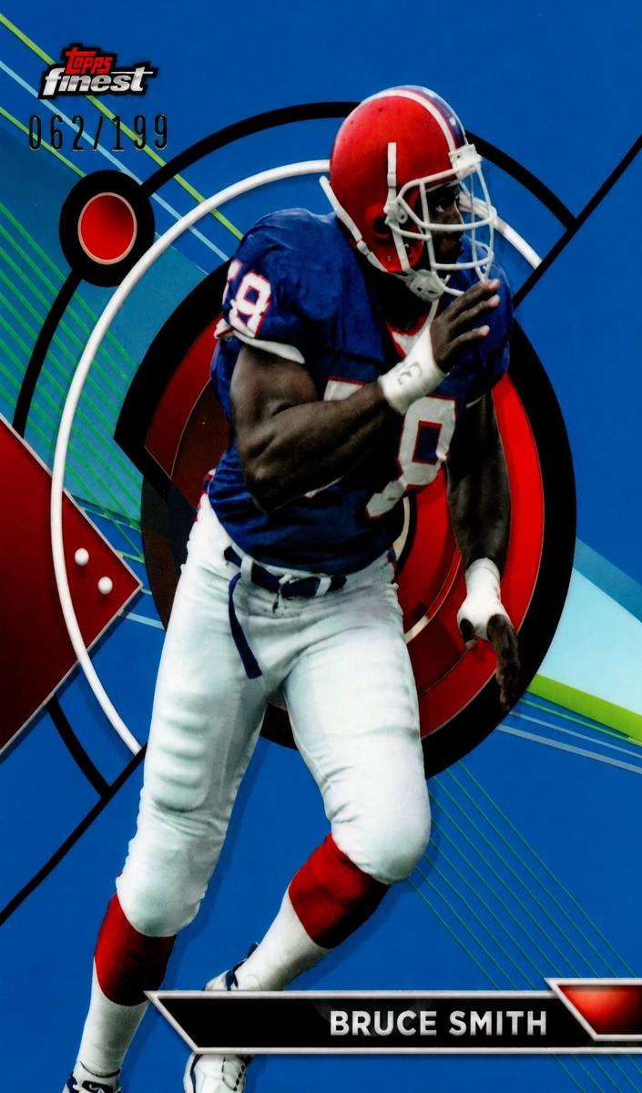2023 Topps Composite Football Blue Refractor Bruce Smith #155 PSA 10