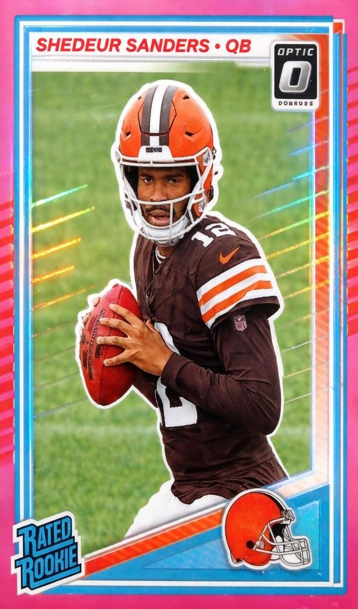 2025 Donruss Optic Football Pink Shedeur Sanders #203 PSA 10