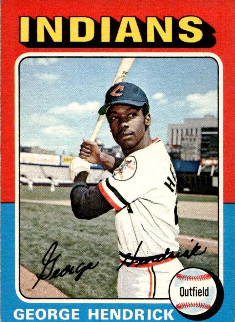 1975 O-Pee-Chee Baseball George Hendrick #109