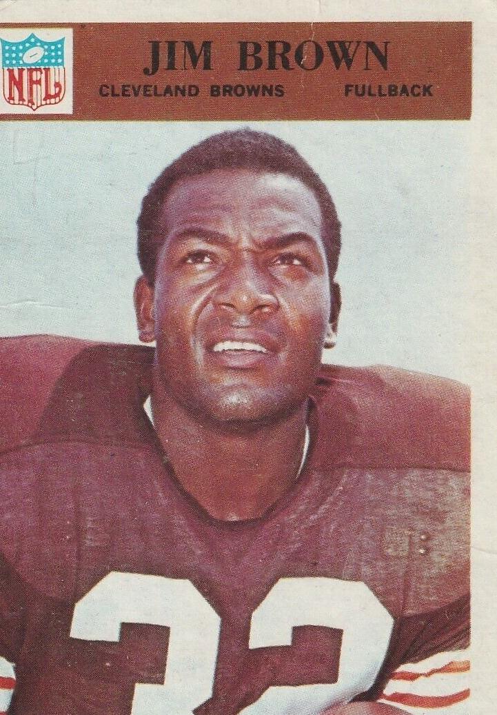 1966 Philadelphia Football Jim Brown #41 PSA 3.5