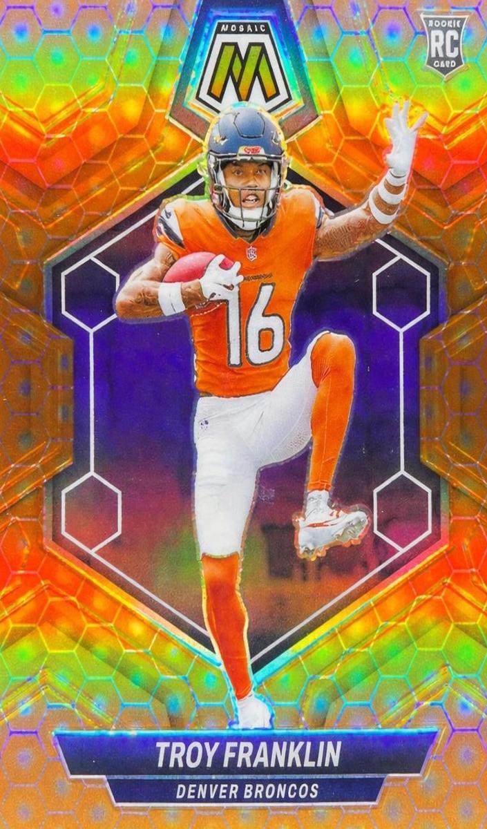 2024 Panini Mosaic Football Honeycomb Troy Franklin #378 PSA 9