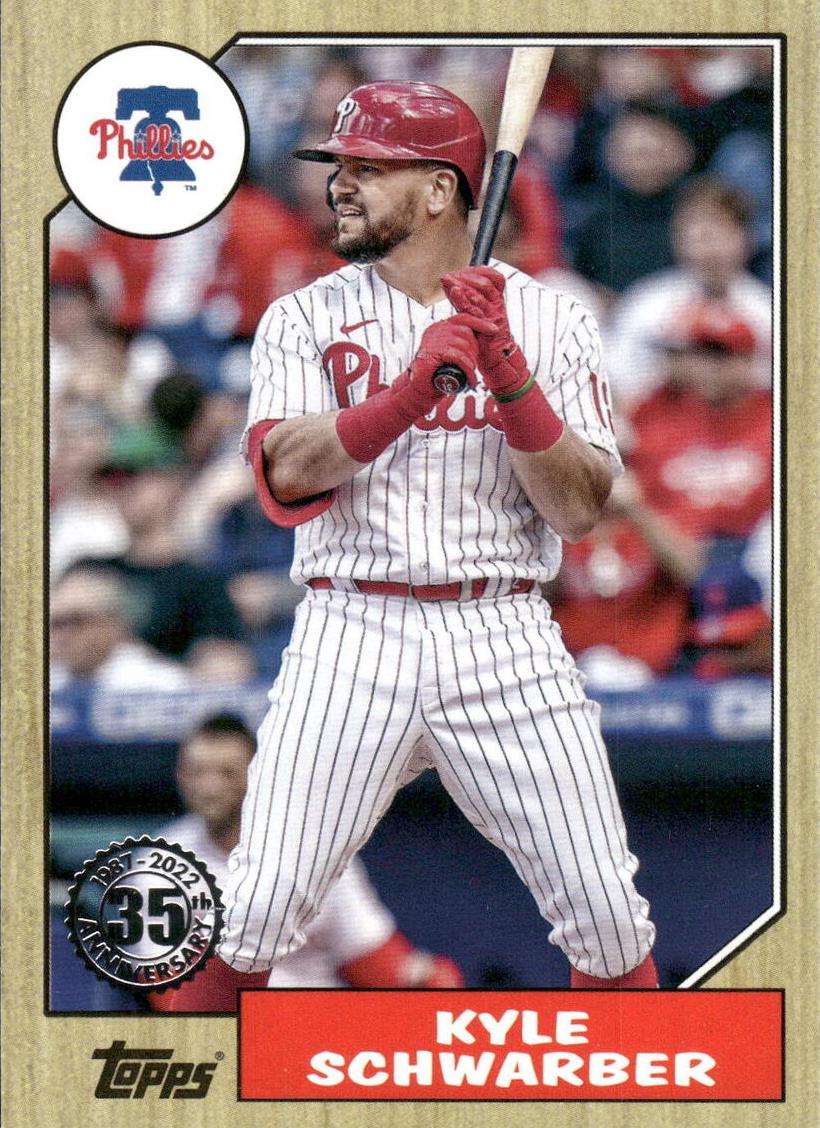 2022 Topps Update Baseball Kyle Schwarber #87TBU-35