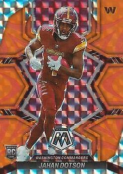 2022 Panini Mosaic Football Reactive Orange Jahan Dotson #314