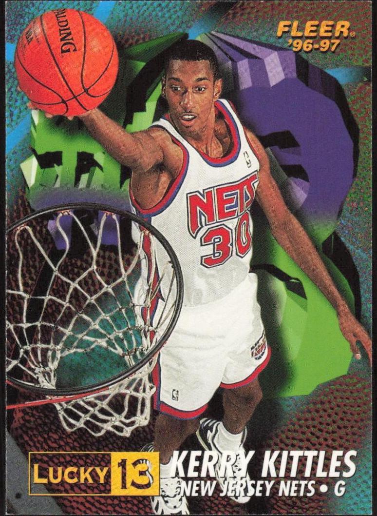 1996 Fleer Basketball Kerry Kittles #8 PSA 9