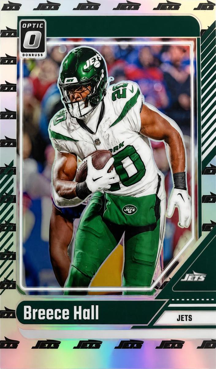 2024 Donruss Optic Football Team Logo Breece Hall #156