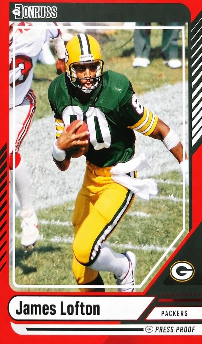 2024 Panini Donruss Football Press Proof Red James Lofton #161