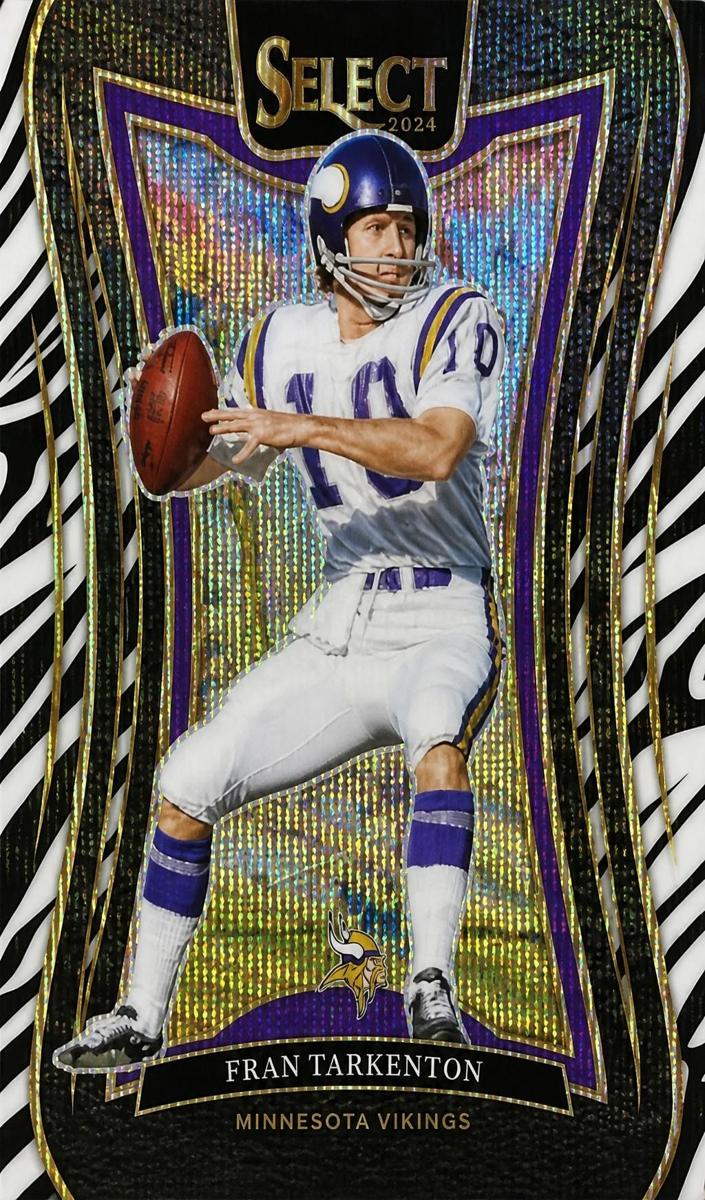 2024 Panini Select Football Zebra Fran Tarkenton #338 PSA 10
