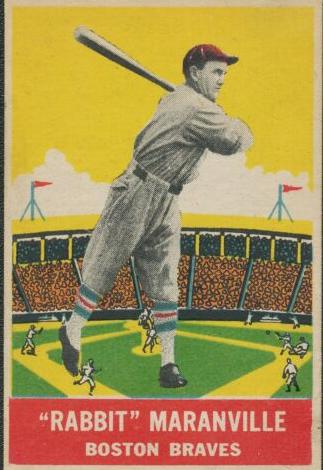 1933 R333 DeLong Gum Baseball Rabbit Maranville #13 SGC 3.5
