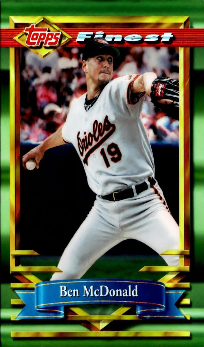 1994 Topps Finest Baseball Ben McDonald #161