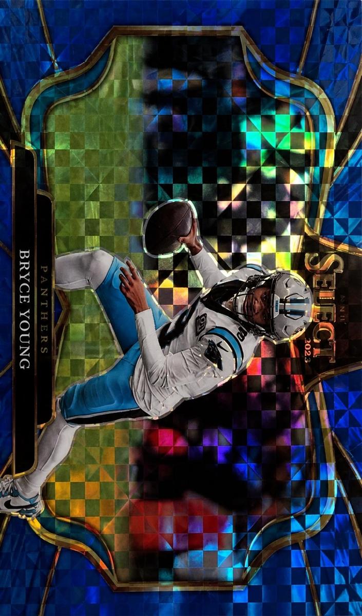 2025 Panini Select Football Blue Bryce Young #445