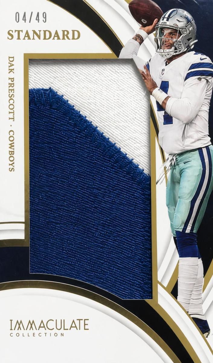 2022 Panini Immaculate Collection Football Dak Prescott #ISJ-DPR