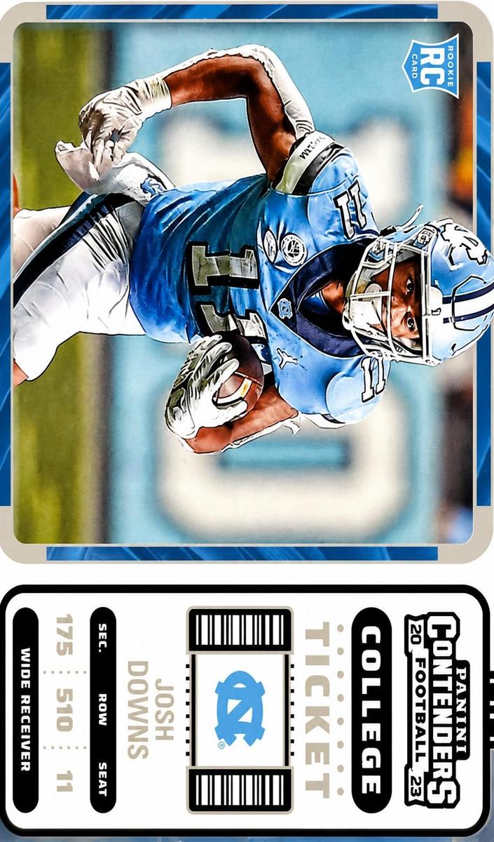 2023 Panini Chronicles Draft Picks Football Josh Downs #16 CGC 10