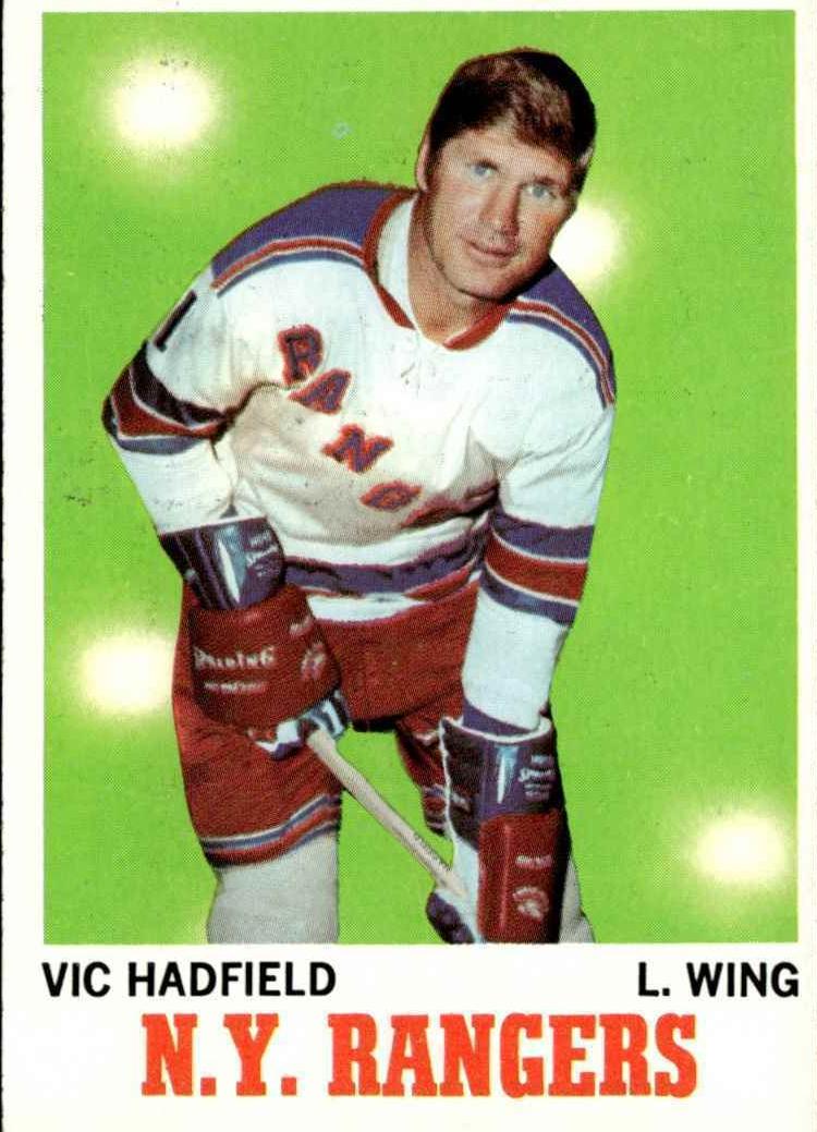1970 Topps Hockey Vic Hadfield #62 PSA 10