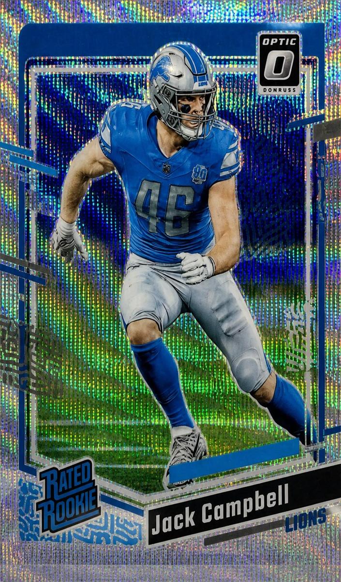 2023 Donruss Optic Football Wave Jack Campbell #235