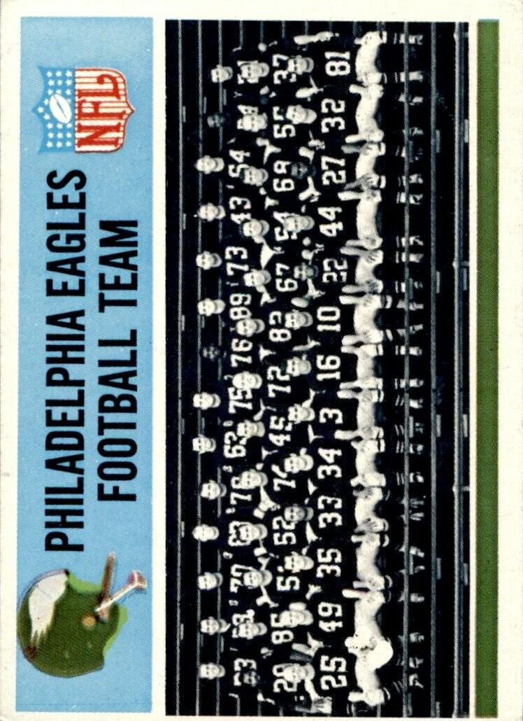 1966 Philadelphia Football Team Card Philadelphia Eagles #131 SGC 8.5