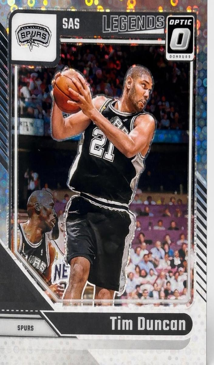 2024 Donruss Optic Basketball Fast Break Holo Tim Duncan #248