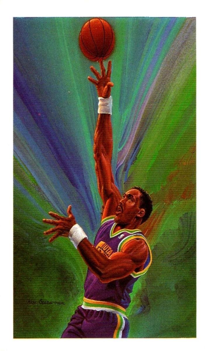1990 Hoops Basketball Karl Malone #380