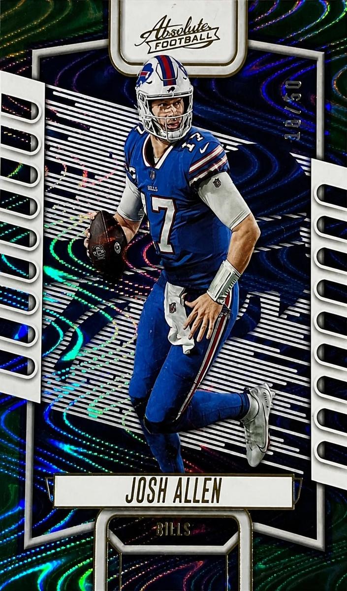 2023 Panini Absolute Football Green Waves Josh Allen #16 PSA 10