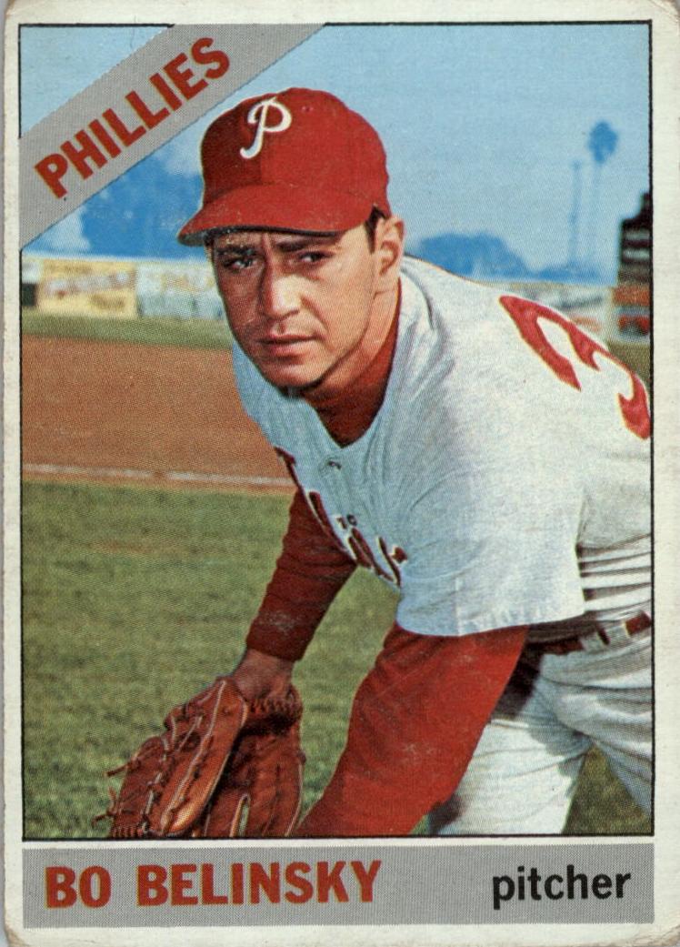 1966 Topps Baseball Bo Belinsky #506 PSA 8.5