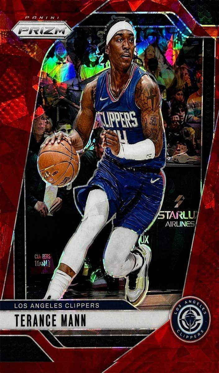 2024 Panini Prizm Basketball Red Ice Terance Mann #69